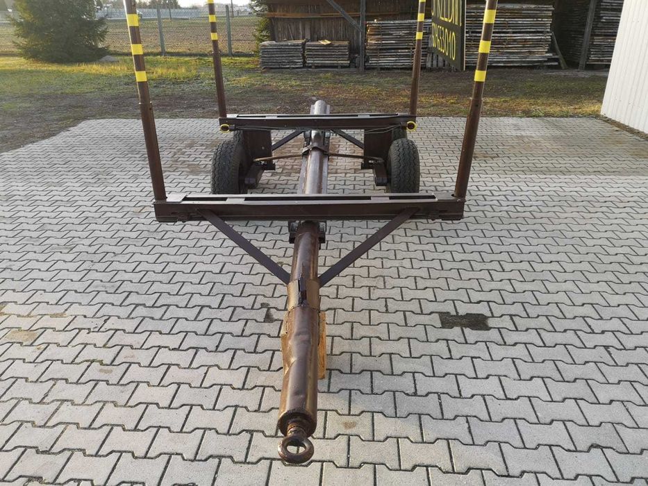 przyczepa leśna tandem do drewna