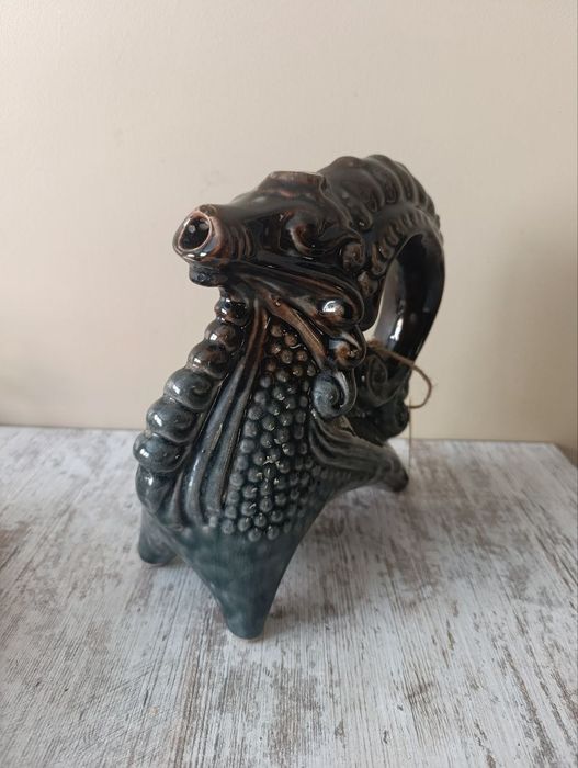 Штоф Куманець Маньківсткий козлик баранець майоліка