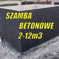 Szamba betonowe 12m3 Zbiorniki betonowe Piwnice Ziemianki