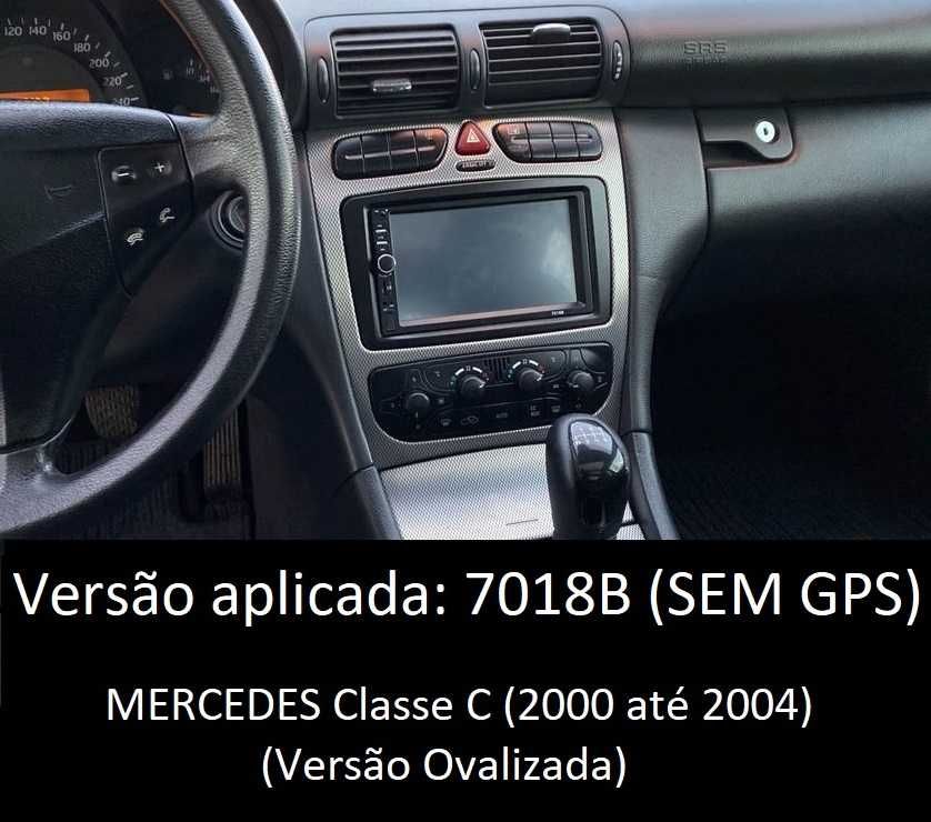 Rádio 2DIN •  Mercedes Classe C (C220) • Android •  W203 C200 [4+32GB]