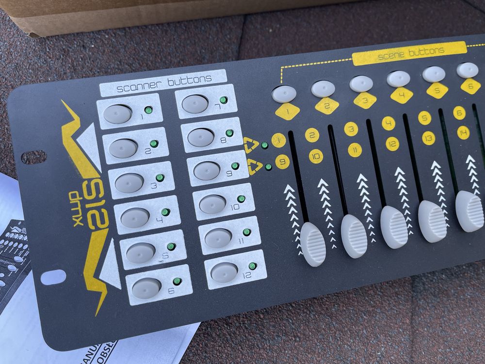 Sterownik DMX LIGHT4ME DMX 192 MKII, kontroler DMX, oświetlenie