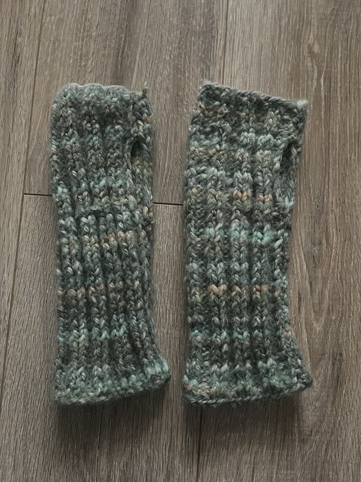 wełniane mitenki