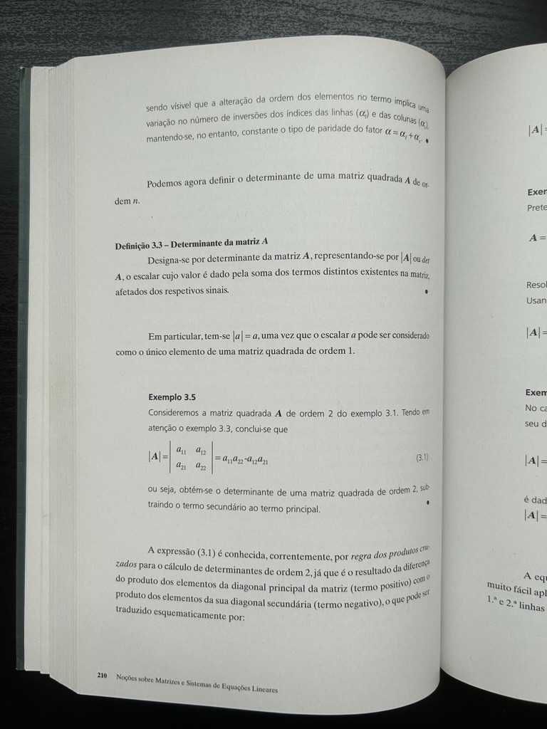 Noções sobre matrizes e sistemas de equações lineares - 2ª Edição