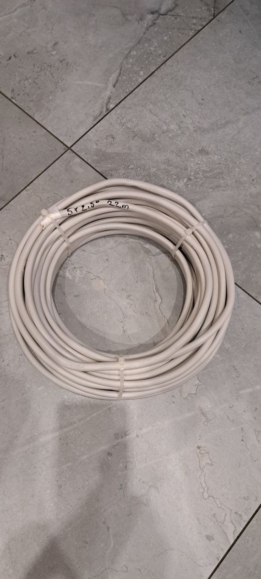 Kabel okrągły 5x2.5 drut