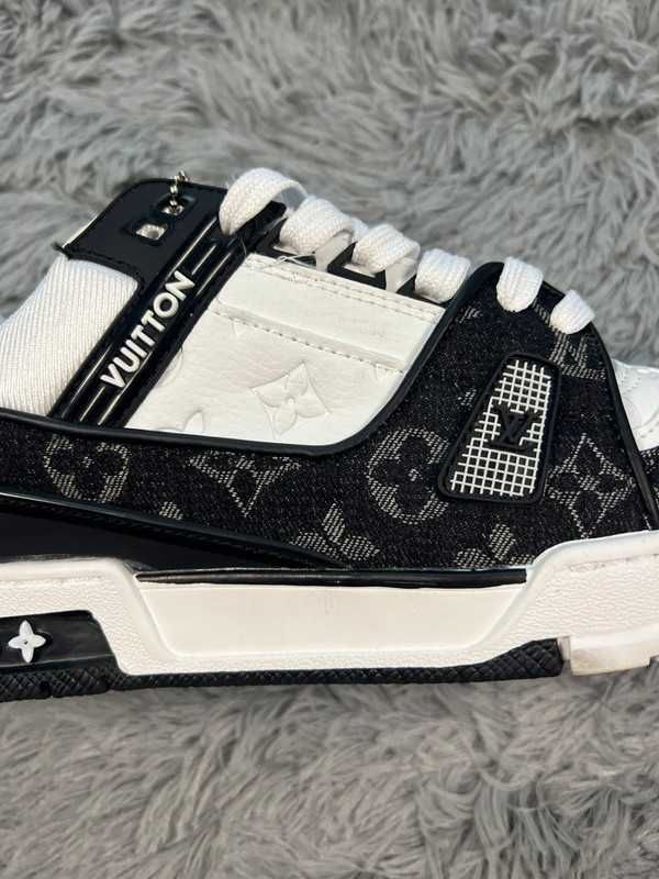 ButyBlack LouisVuitton LvDamskie i MęskieCasualoweTrampki Trainer,43
