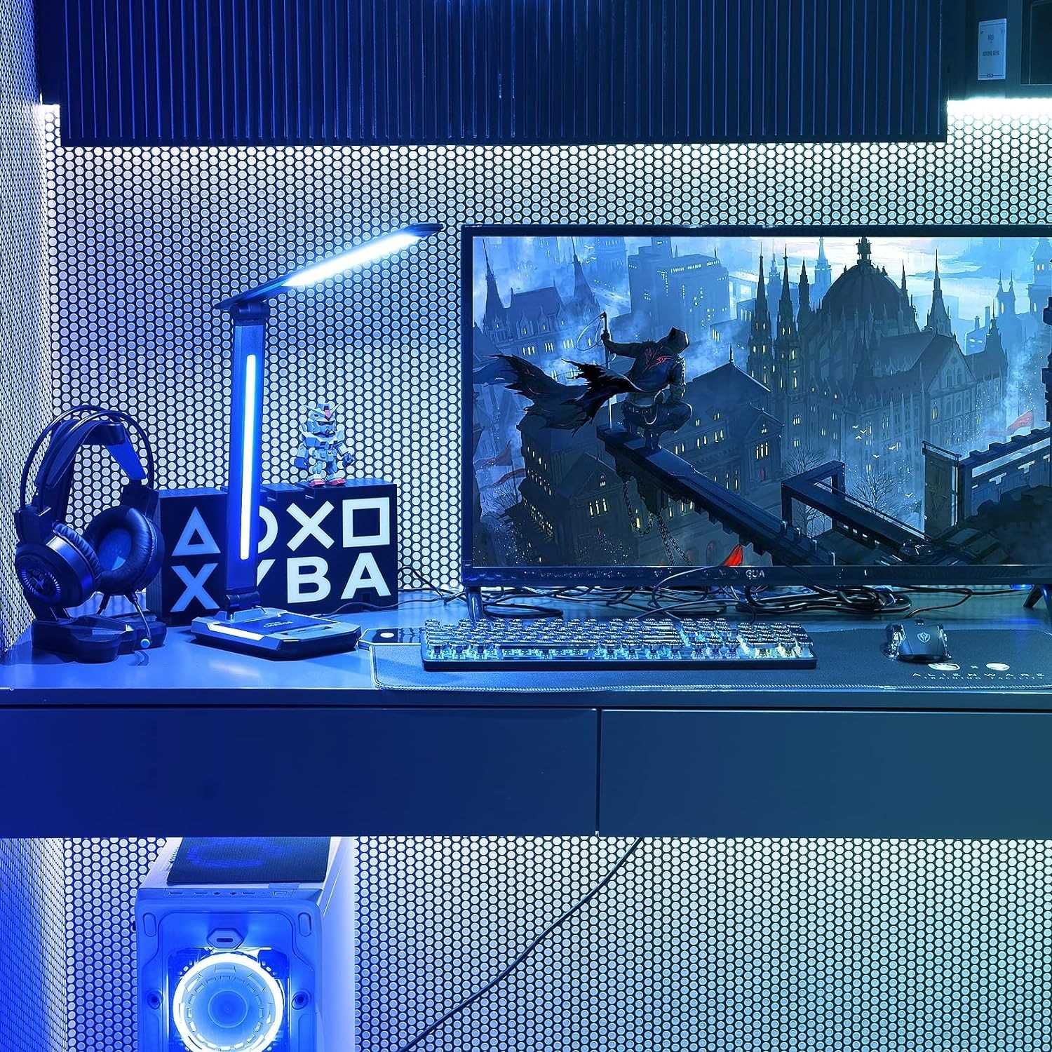 Nowa lampa stołowa /gamingowa /oświetlenie RGB /lampka biurkowa !3095!