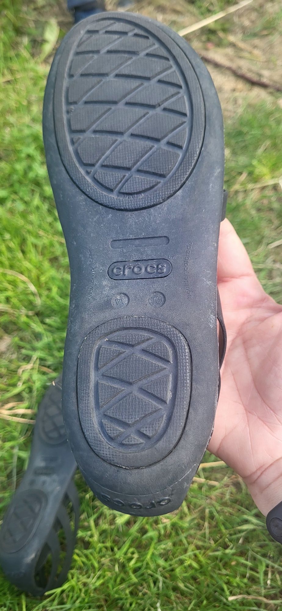 Sandaly Crocs huarache w10 41 42 czarne