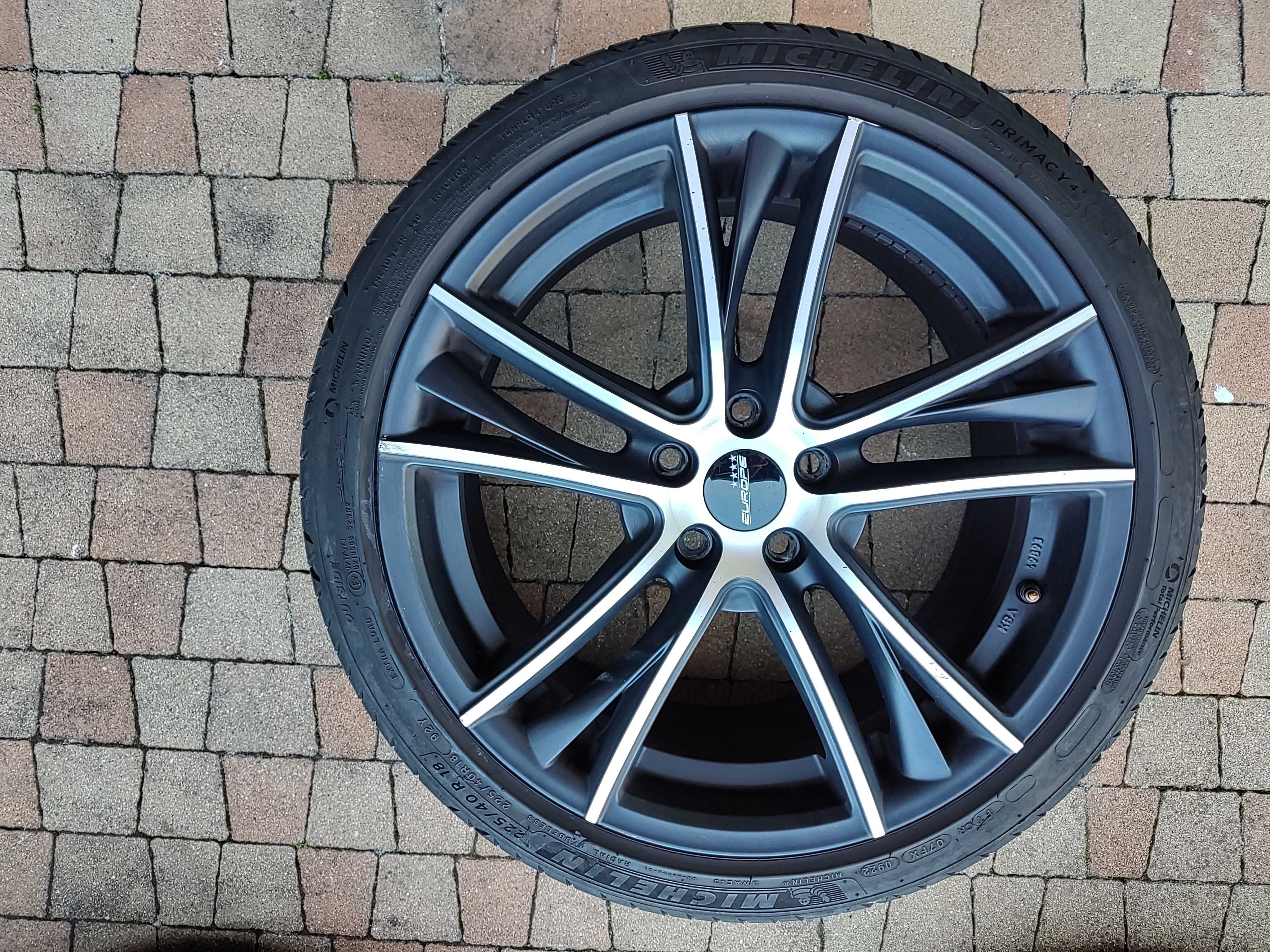 Koła Aluminiowe  PEUGEOT 508 / Citroen / VOLVO 5x108 ET-45 225/45/18
