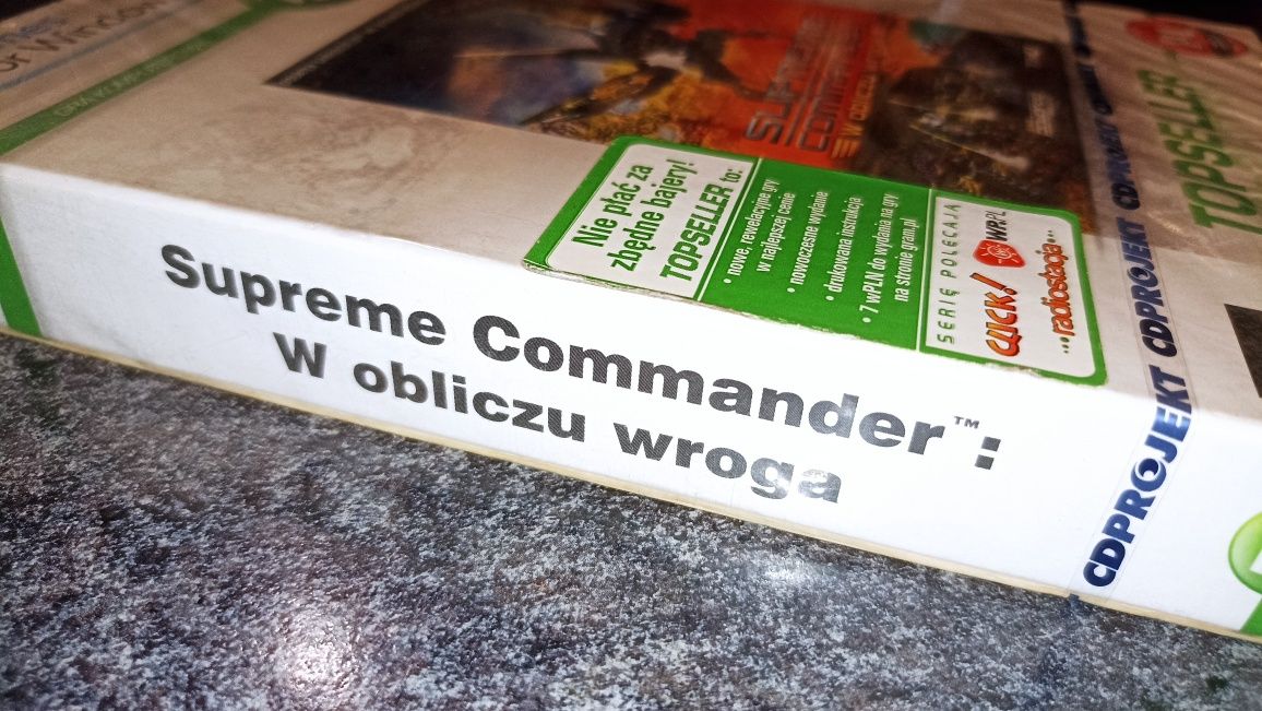 Supreme Commander W obliczu wroga PC po polsku nowa zafoliowana
