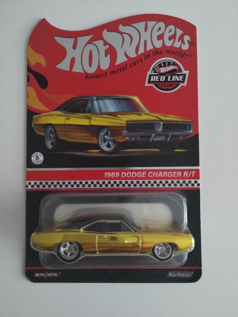 Hot Wheels RLC Red Line Club 1969 Dodge Charger R/T