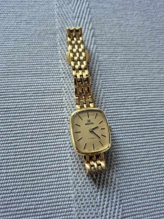 Piekny damski zegarek mechaniczny Atlantic