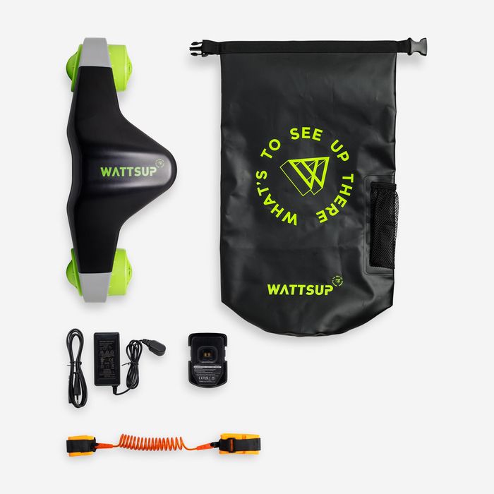 Conjunto SCOOTER SUBAQUÁTICA WATTSUP com 1 bateria, leash e saco