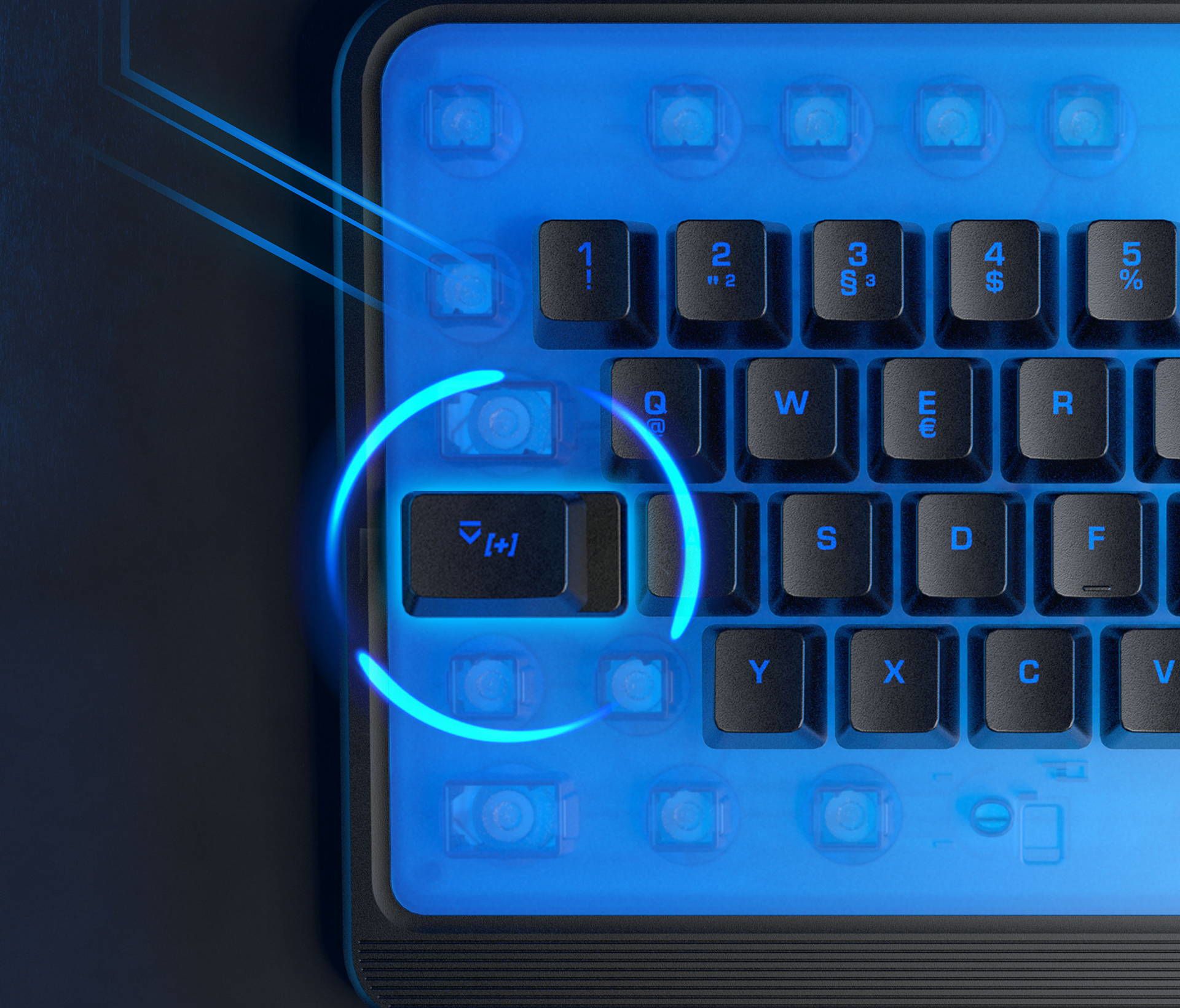 roccat magma 216844, klawiatura dla graczy,