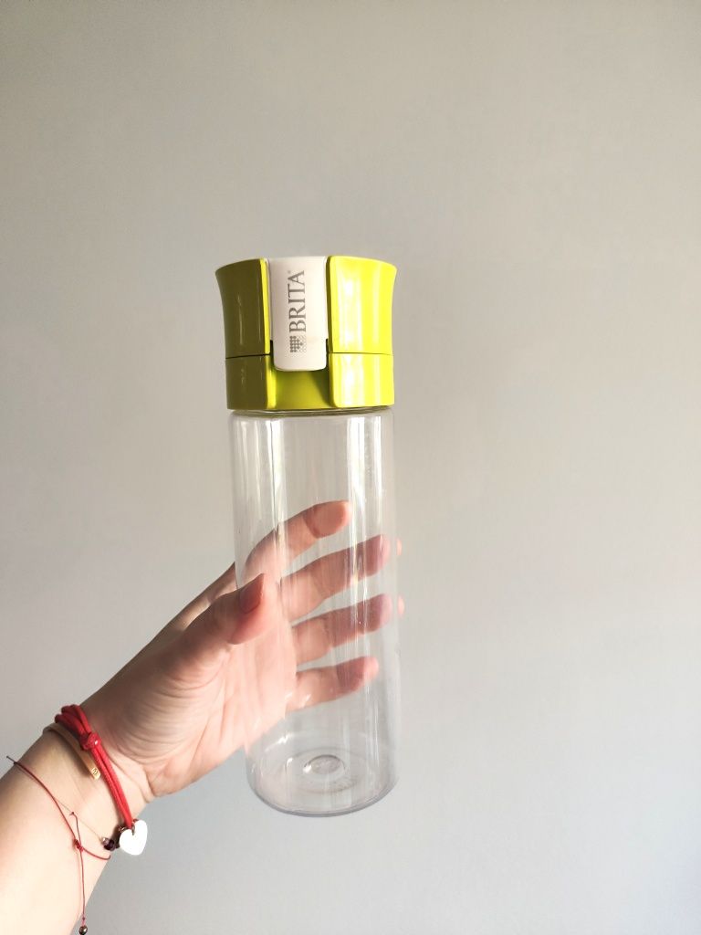 Bidon butelka na wodę brita z filtrem węglowy jasno  zielona