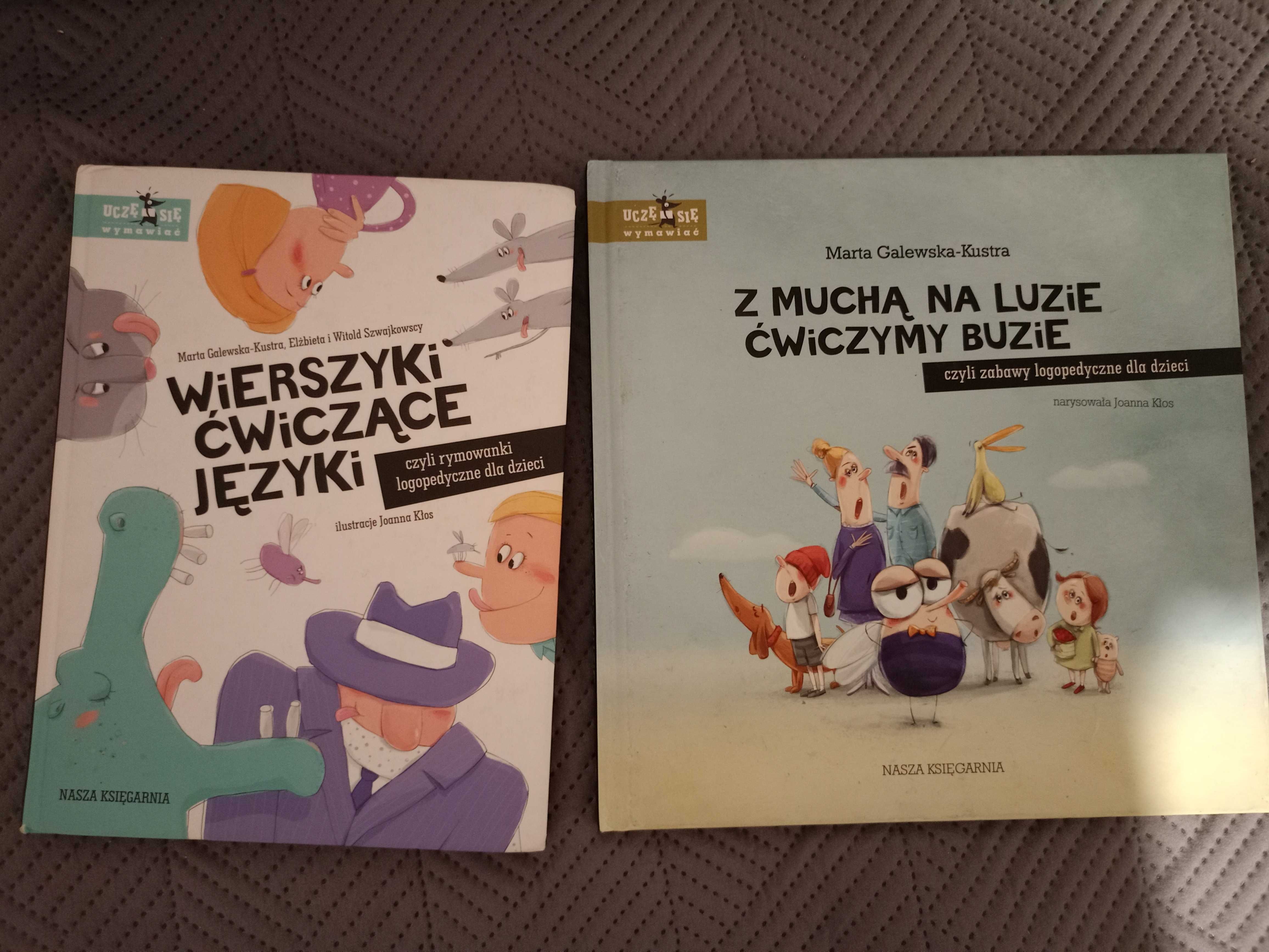 Z muchą na luzie, Wierszyki ćwiczące języki - logopeda książki, tanio