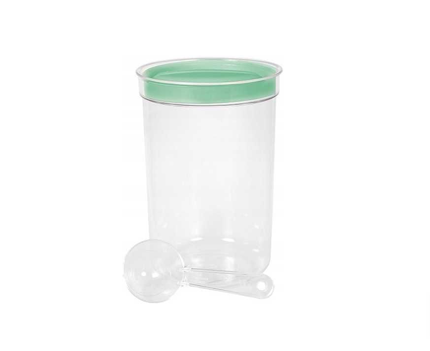 Pojemniki plastikowe z Miarką 1,7L - Zestaw 8szt