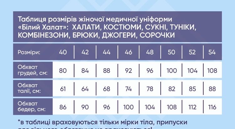 медичний халат жіночий 50 розмір