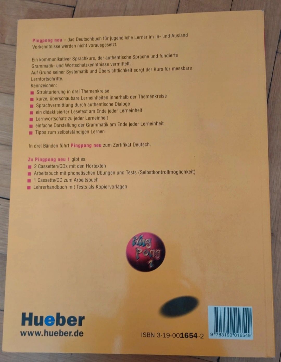 Pingpong Nev 1 Hueber podręcznik 
Podręcznik