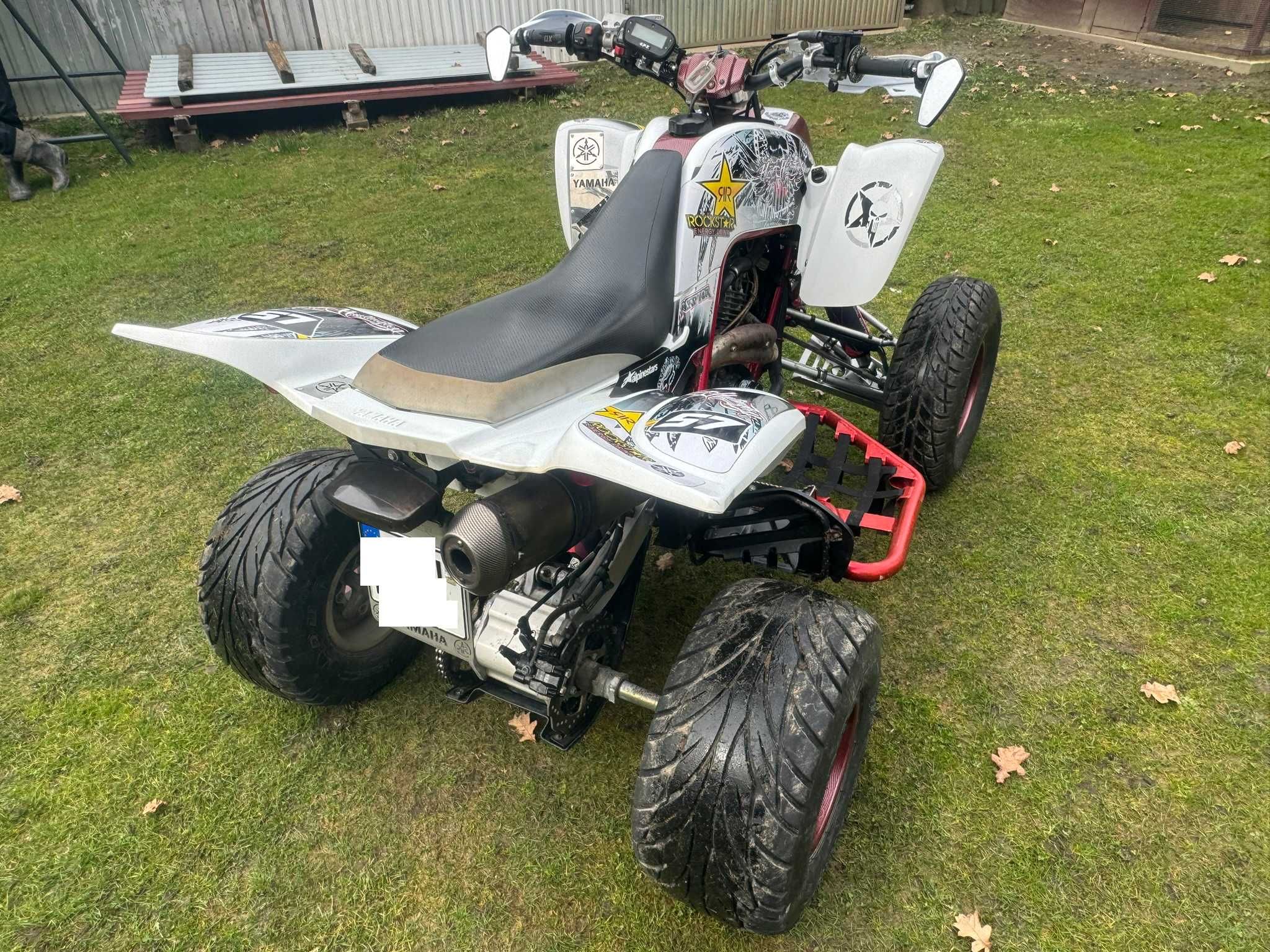 Quad Yamaha Raptor 660 HOMOLOGACJA