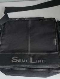 Semi Line czarna torba na ramię