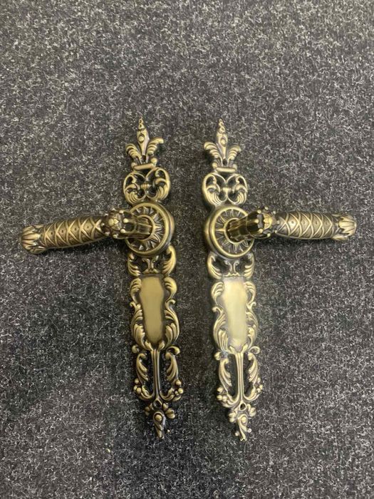 Великі Латунні Дверні Ручки, Дуже Якісні, Колір робим будь який