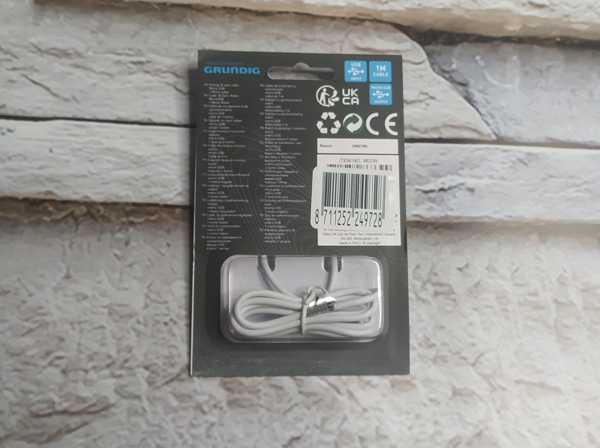 Kabel do ładowania micro USB Grundig