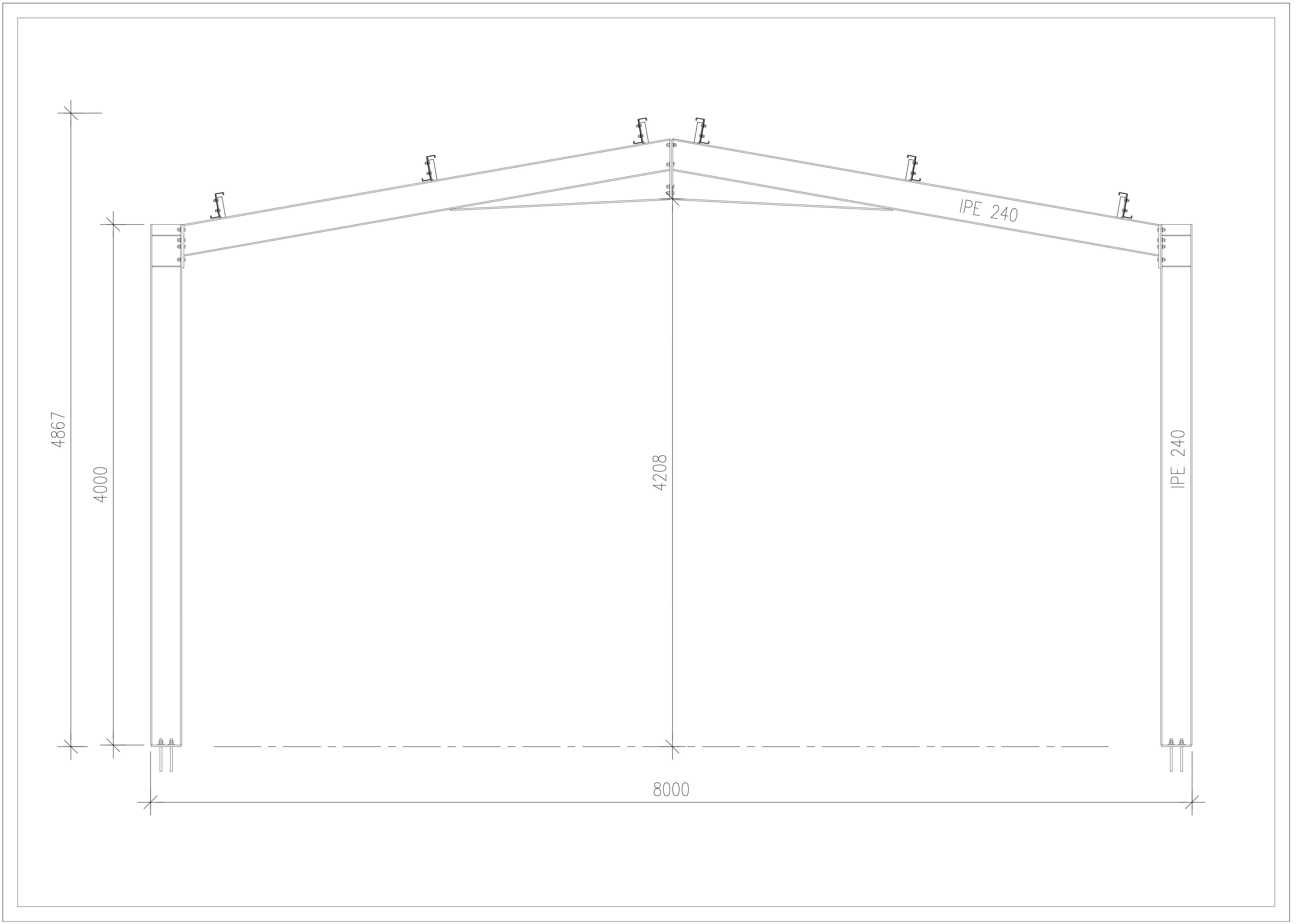 hala, wiata, warsztat, garaż, 288 m2,  8m x 36 m, h= 4m,