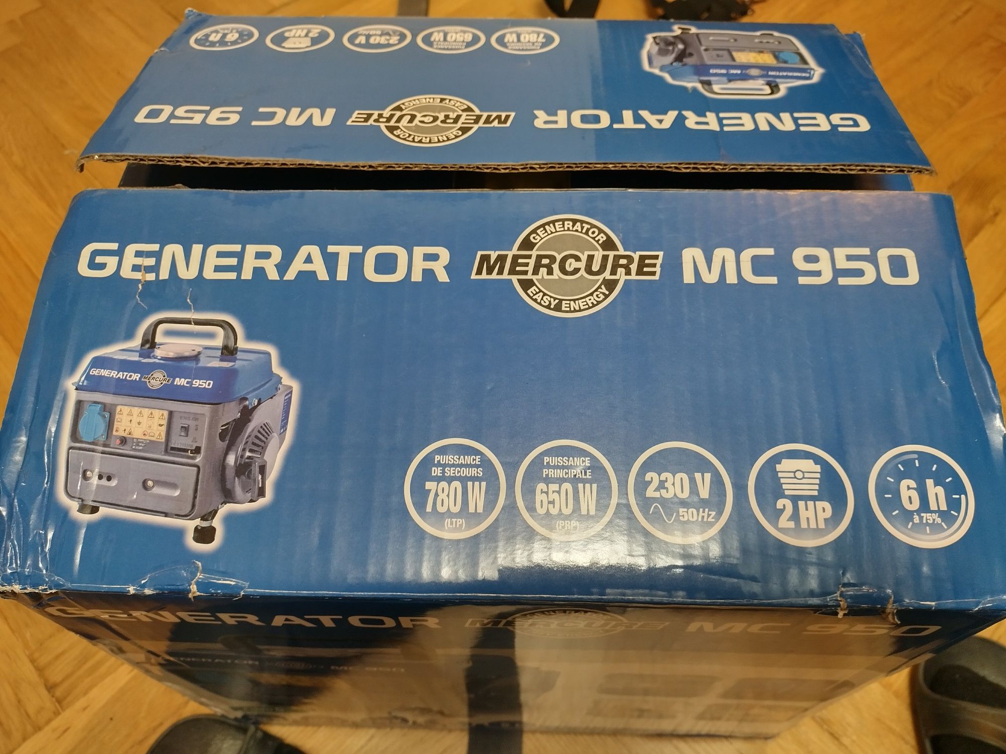 Генератор бензиновий Мercure Mc950(Франція)