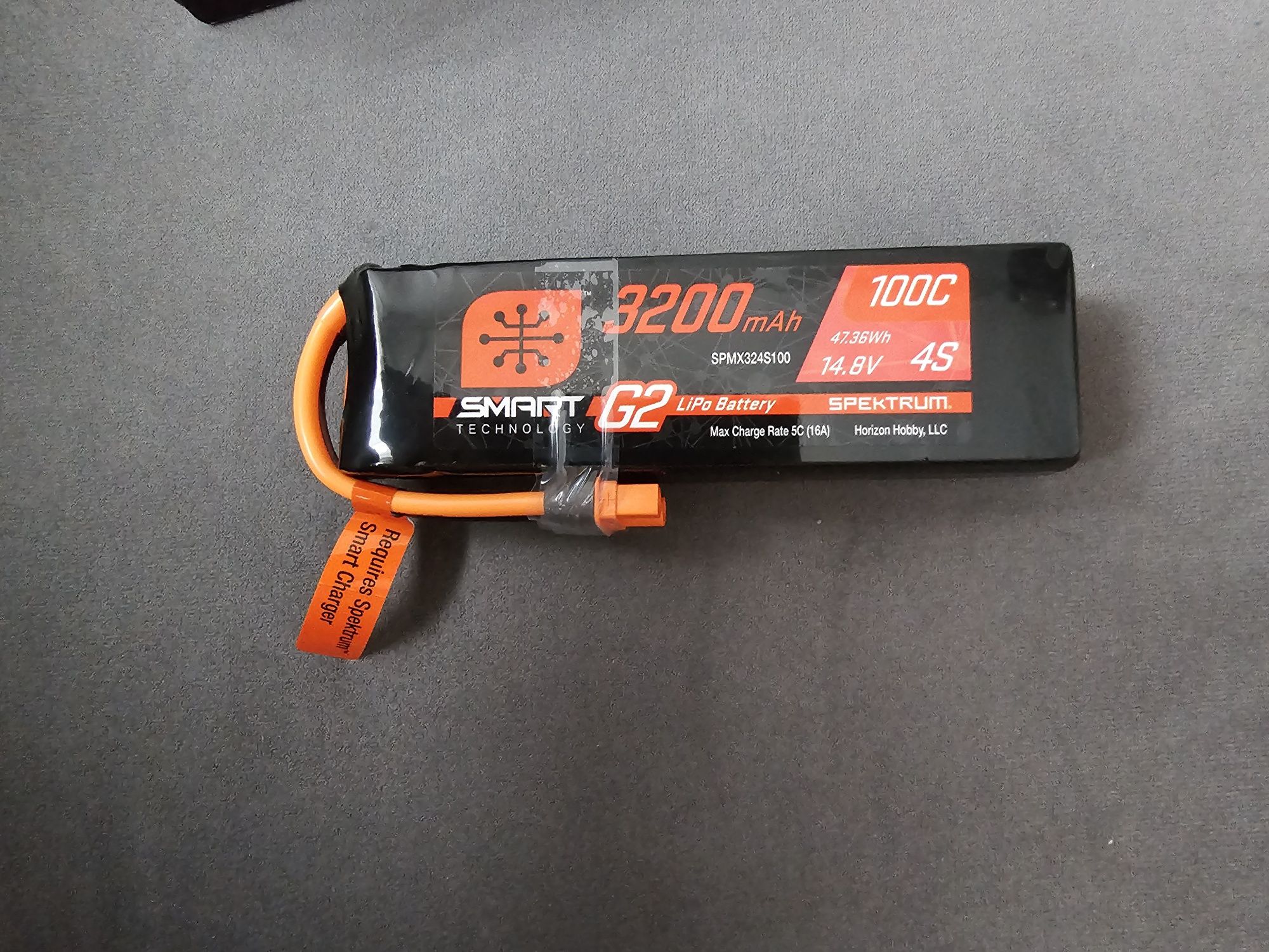 nowe lipo  spektrum 3200mah 4s 14.8v 100 c IC3