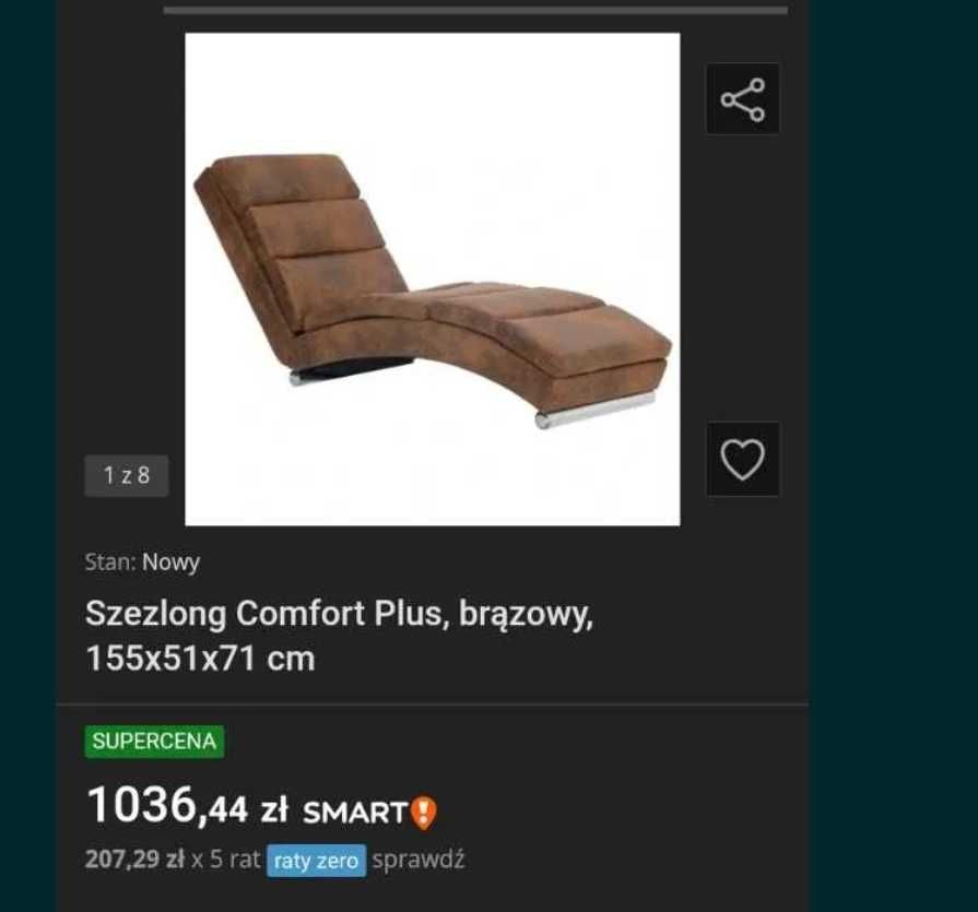 Szezlong Comfort Plus