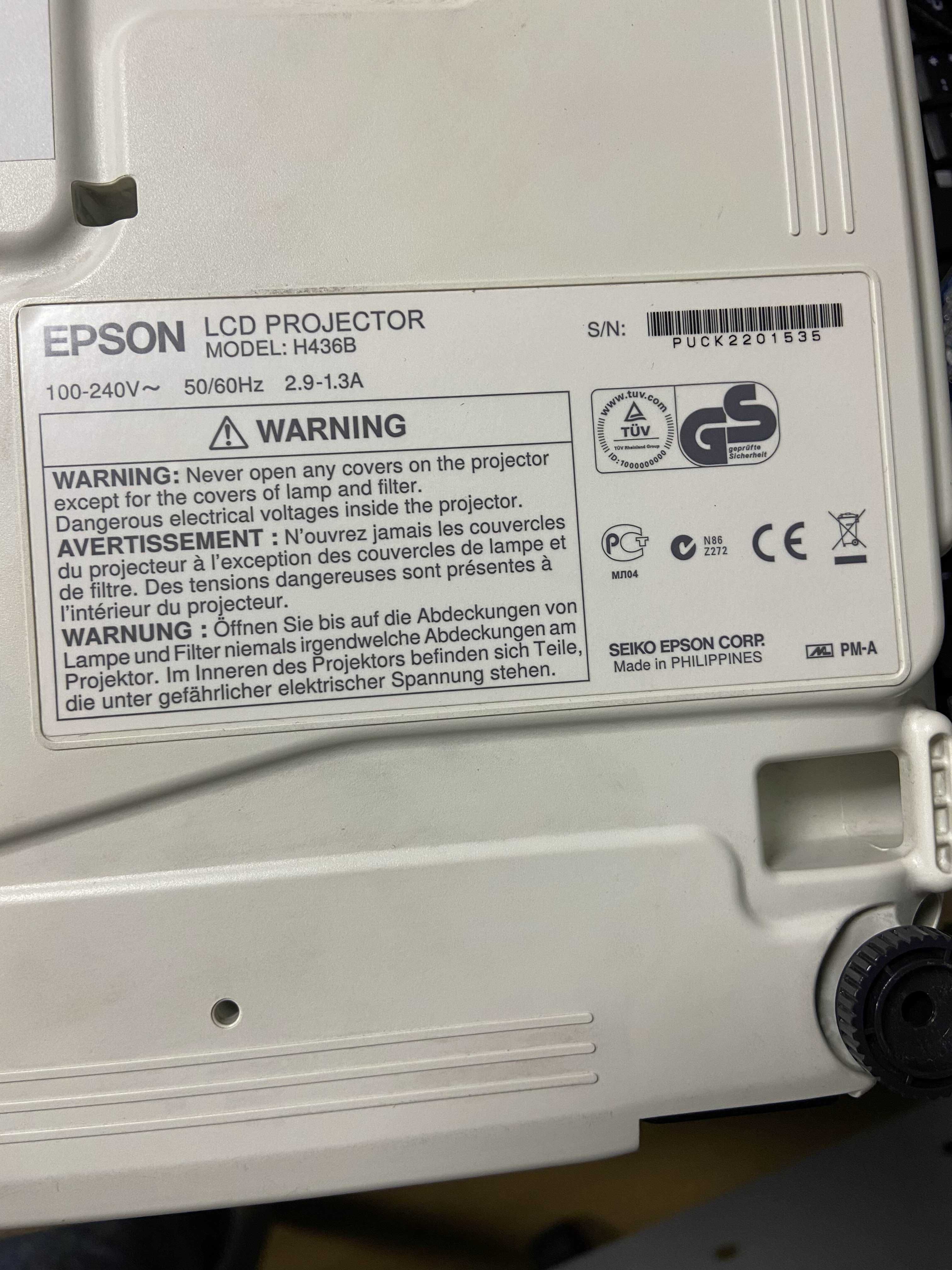 Projector EPSON H436B