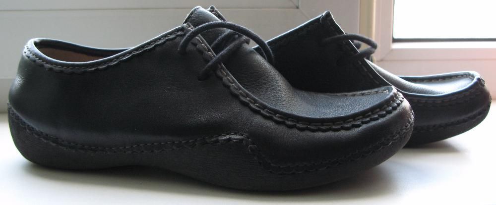 Мокасини Clarks демісезонні жіночі чорні