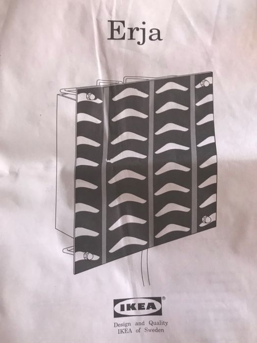 2 candeeiros de parede padroes etnicos IKEA NOVOS