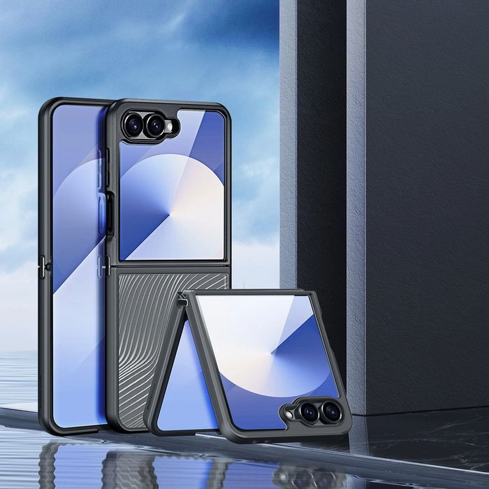 Etui Dux Ducis Aimo na Samsung Galaxy Z Flip7 - czarne
