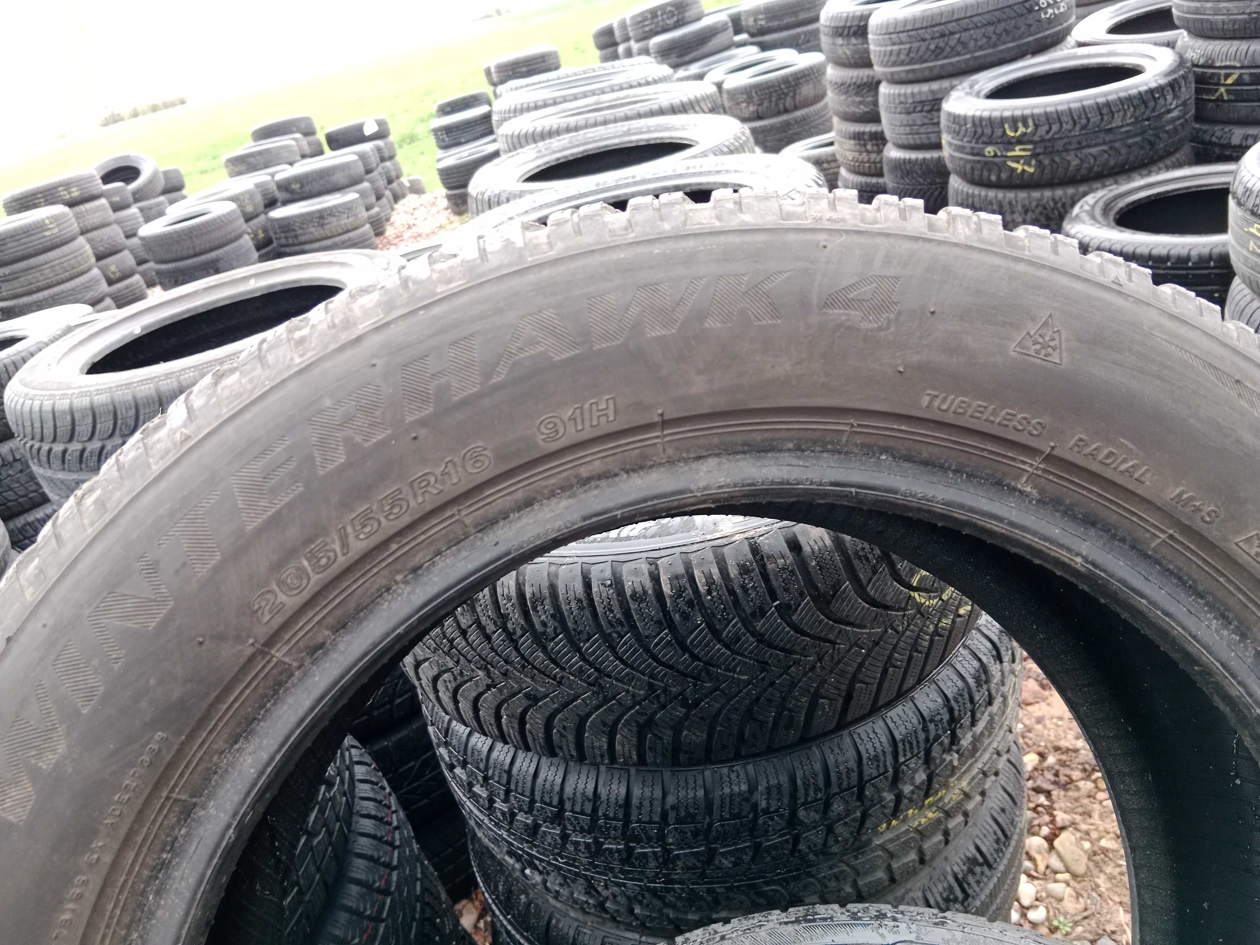 Opona używana 205/55R16 Firestone Winterhawk 4 1szt.