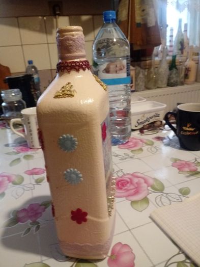 DECUPAGE ozdoby butelki wazony