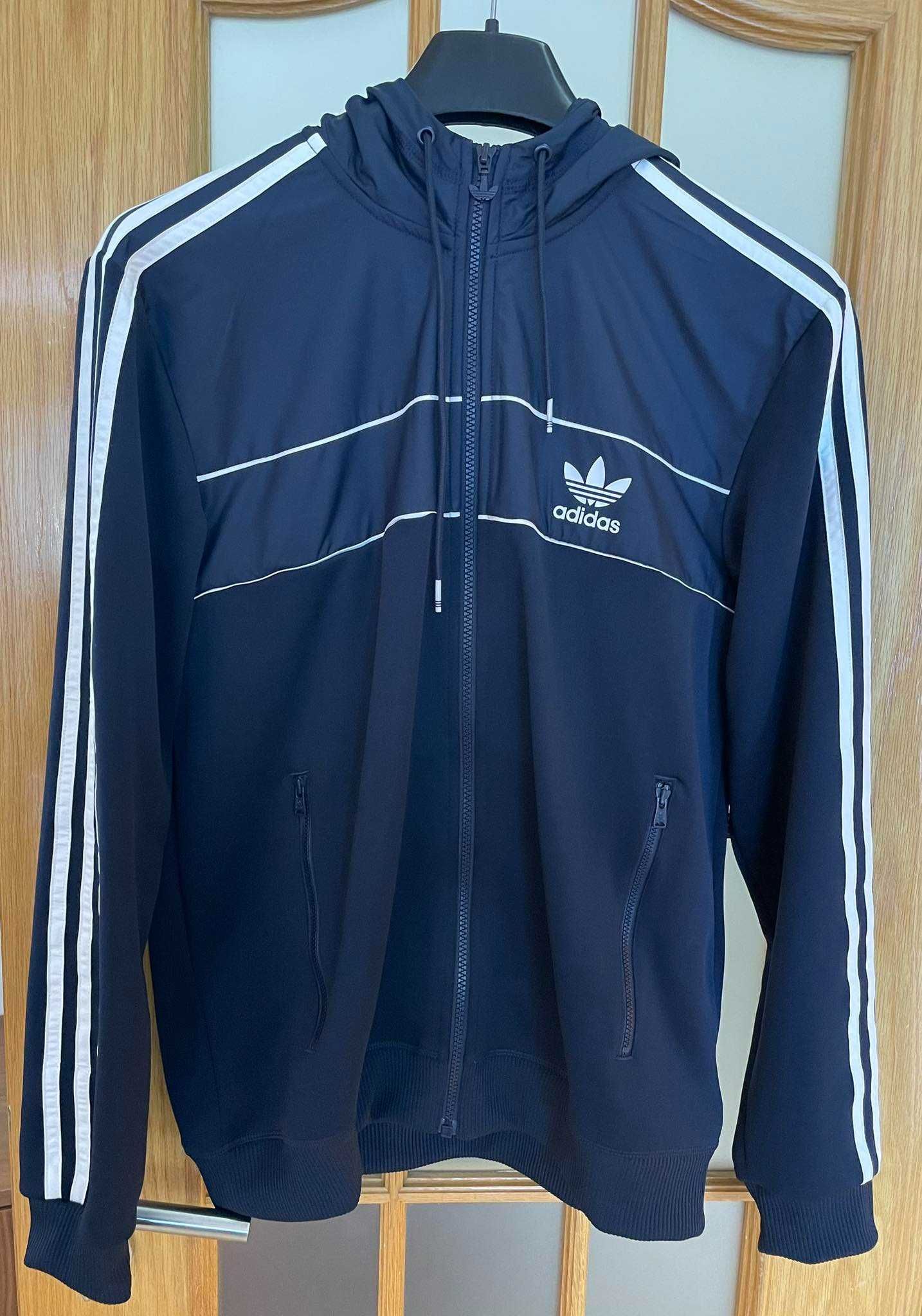 Casaco ADIDAS com Capuz 3 Stripes