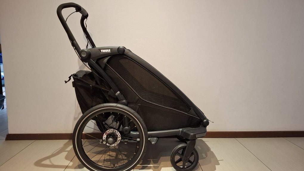 Przyczepka rowerowa dla dziecka Thule Chariot sport 2 prawie nowa