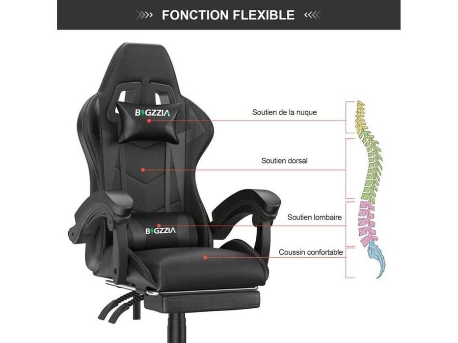 Cadeira NOVA 155graus de inclinação e com apoio para os pés.