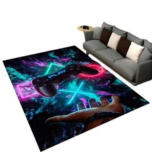 NOWY Dywan Play Gamingowy Efekt 3D dla Gracza Młodzieżowy 120x160