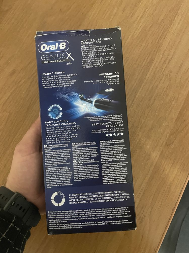 Szczoteczka elektryczna Oral-B Genius X Midnight czarna