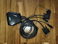 Przełącznik KVM ATEN DVI  + 2 porty USB