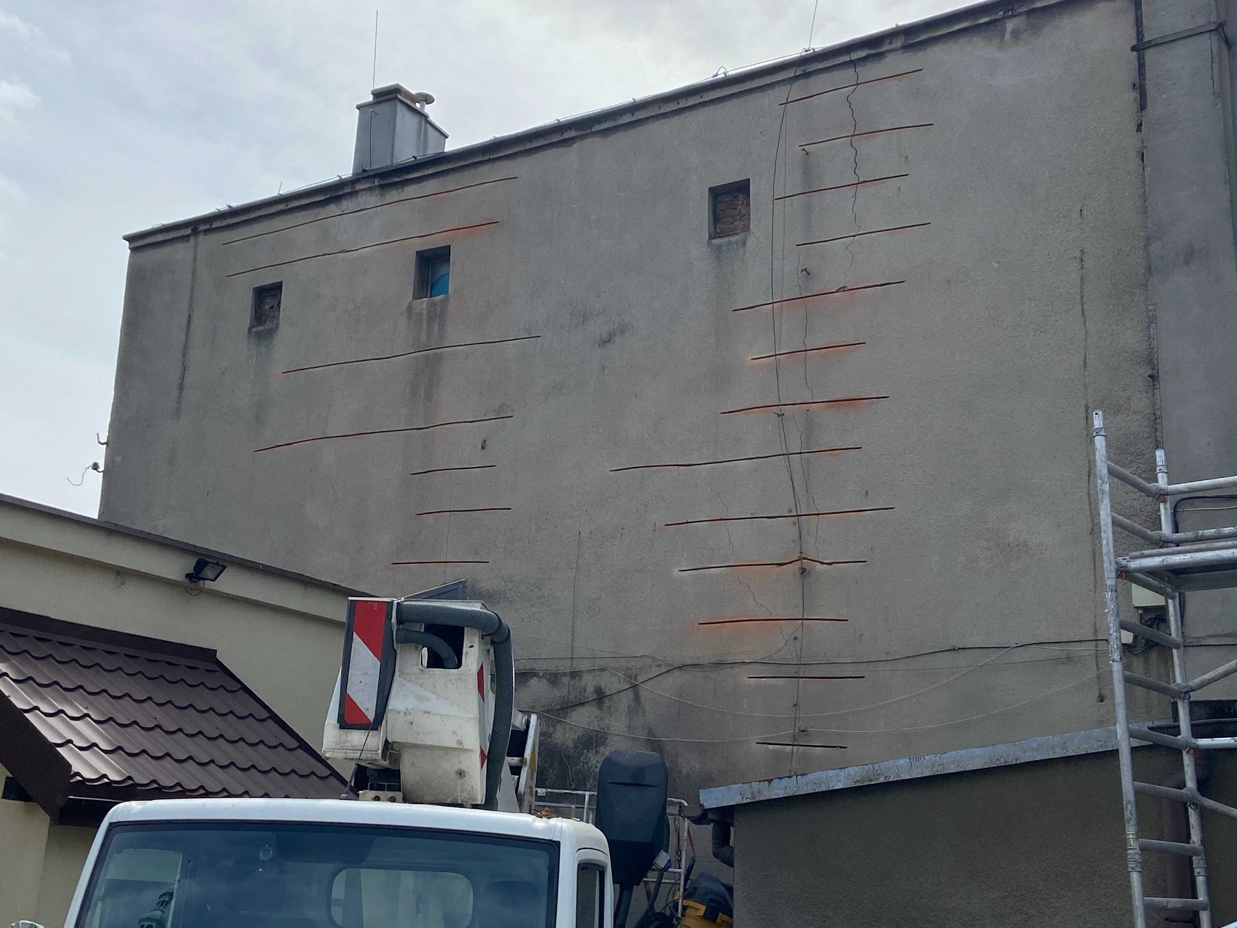 Naprawa murów ankrowanie naprawa pęknięć kotwy darmowa wycena elewacje
