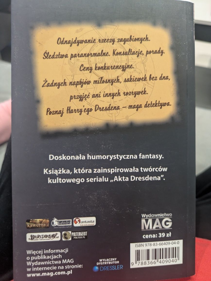Jim Butcher Akta Dresdena Opowieść o duchach