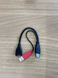 Delock Przedłużacz USB 2.0 2xAM-AF (65306)