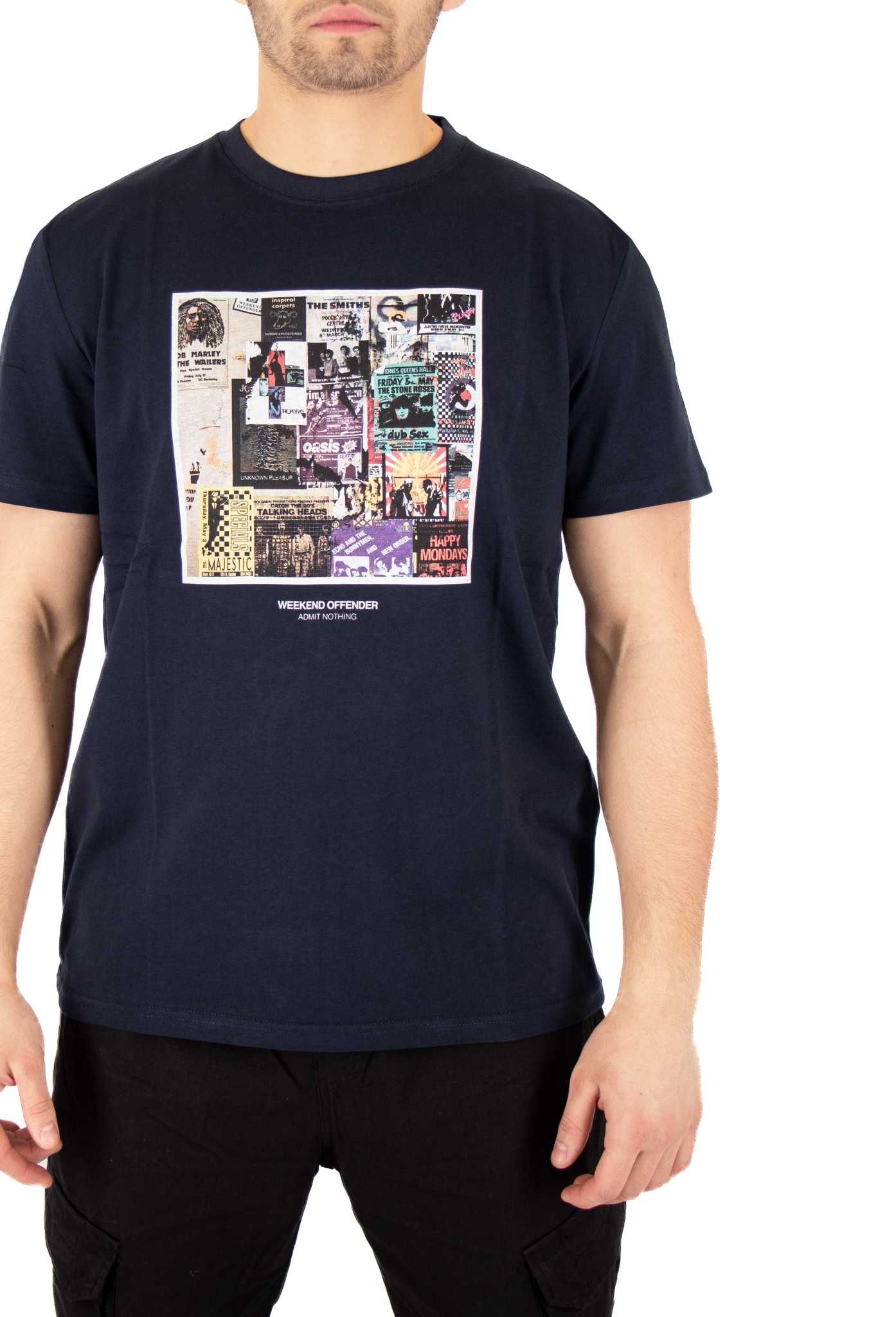 Футболка Weekend Offender Posters Graphic T-Shirt Navy