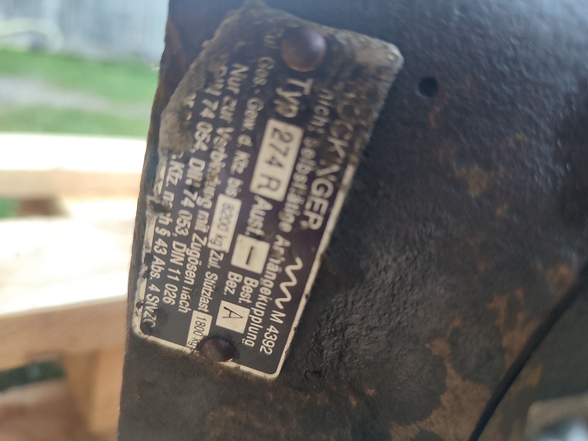 Zaczep John Deere 7600,7700,7800,8100,8200,8300,8400