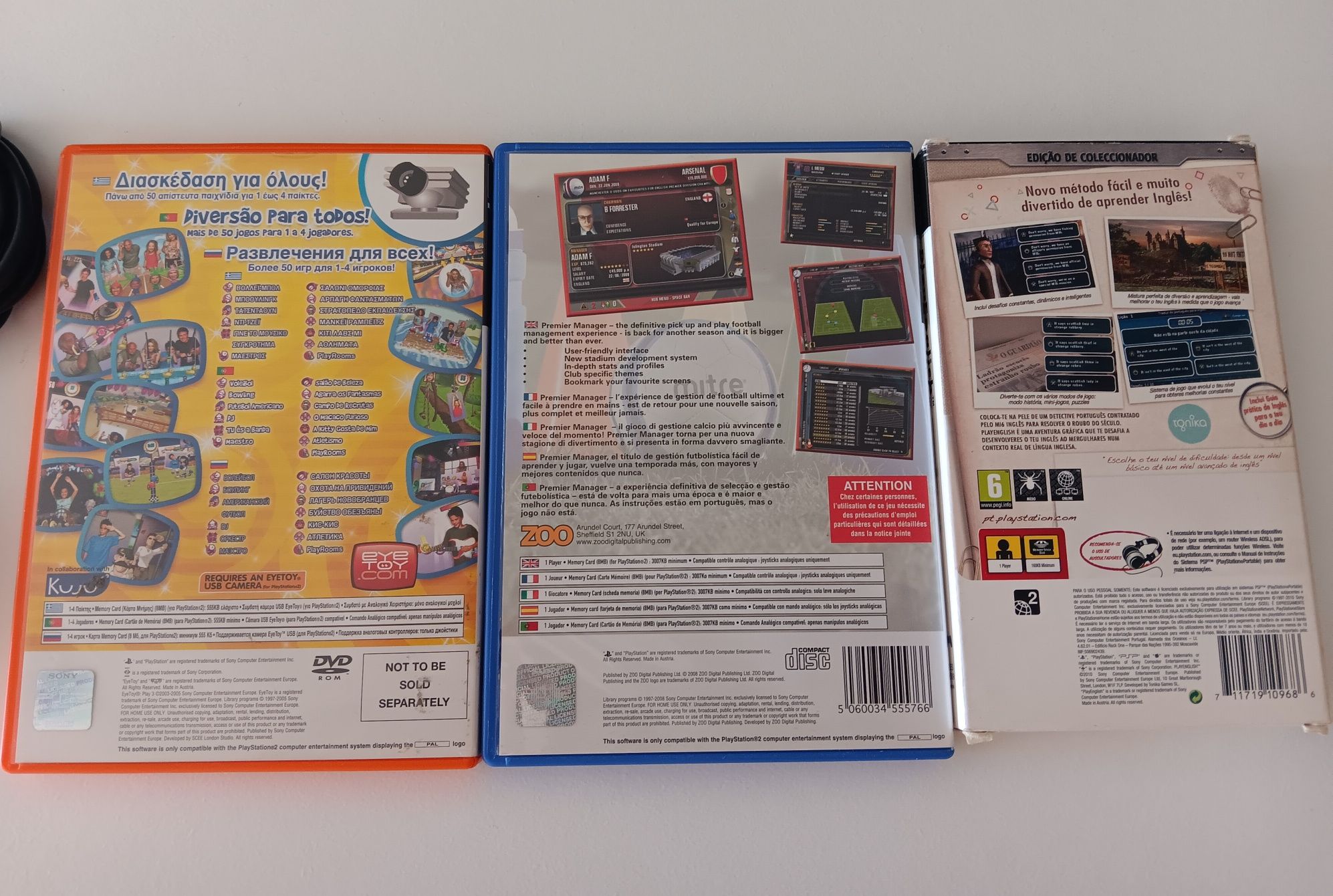 Jogos Ps2 e Psp
Tanto os cd como as caixa estão praticamente novos e s