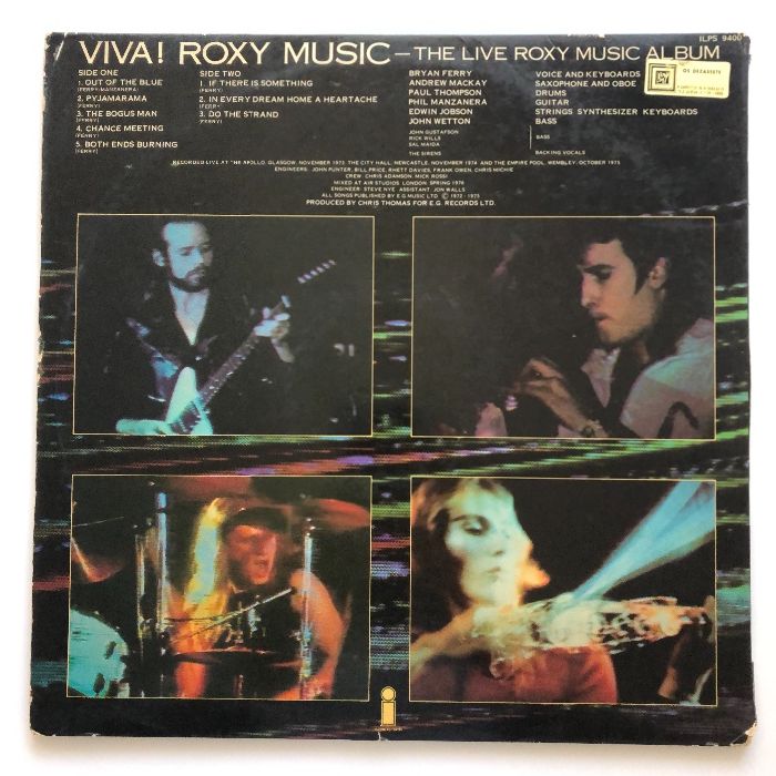 Disco vinil - Bryan Ferry/Roxy music