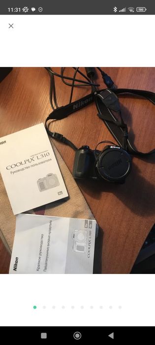Фотоаппарат nikon coolpix l310 black плюс карта памяти 16 Гб